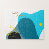 Memphis, cool, trendy, urban, modern illustration ジグソーパズル (横)