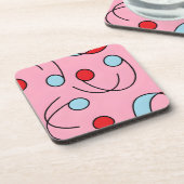 Memphis Design Drupes コースター (左側)