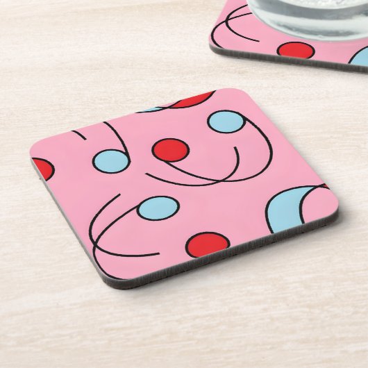 Memphis Design Drupes コースター (左側)