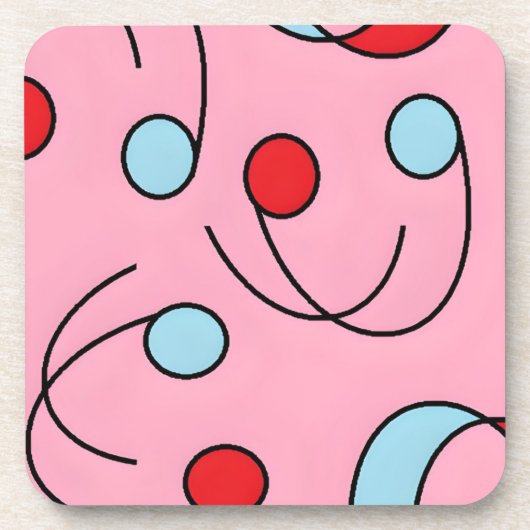 Memphis Design Drupes コースター (正面)