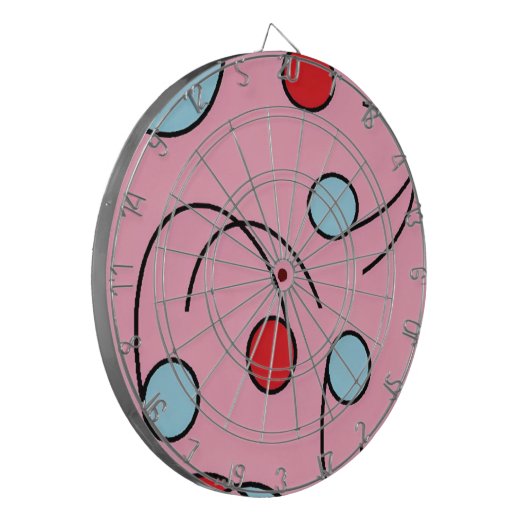 Memphis Design Drupes ダーツボード (正面左)