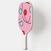 Memphis Design Drupes ピックルボールラケット (左)