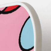 Memphis Design Drupes ピックルボールラケット (左詳細)