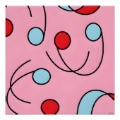 Memphis Design Drupes ポスター (正面)