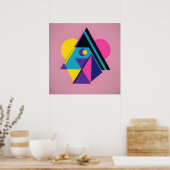 Memphis Design Dwelling ポスター (キッチン)