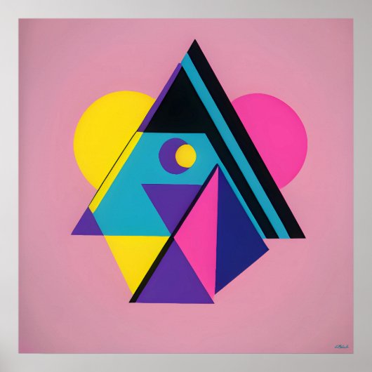 Memphis Design Dwelling ポスター (正面)