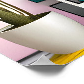 Memphis Design Party in the Living Room ポスター (角)