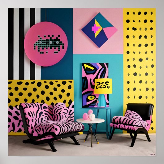 Memphis Design Reception Dream ポスター (正面)