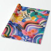 Memphis Gift Wrap ラッピングペーパー (アンロールド)