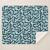 Memphis Labyrinth シェルパブランケット (正面(横))