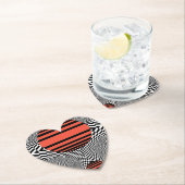 Memphis OpArt ペーパーコースター (インサイチュ)