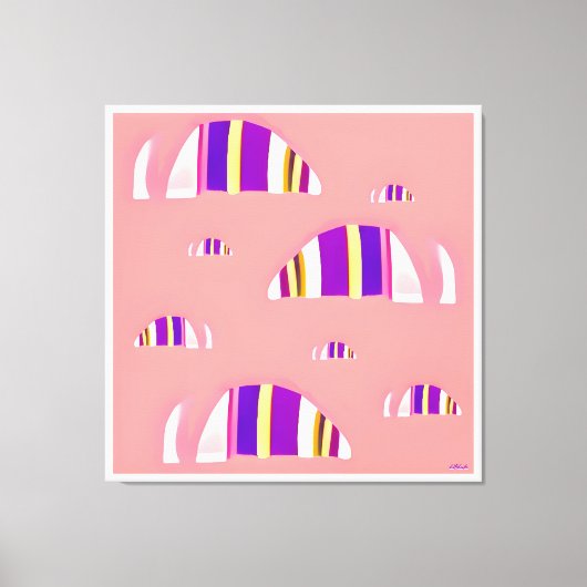 Memphis Opossums キャンバスプリント (正面)