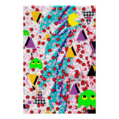 Memphis Packer-Man Design ポスター (正面)