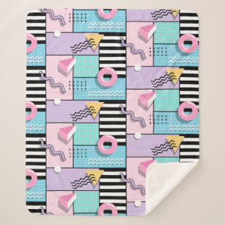 Memphis Party シェルパブランケット