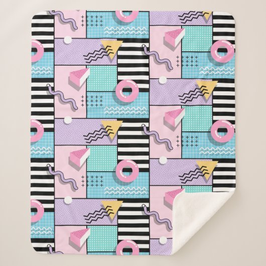 Memphis Party シェルパブランケット (正面)