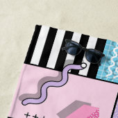 Memphis Party ビーチタオル (インサイチュ)