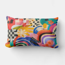 Memphis Pattern Pillow ランバークッション