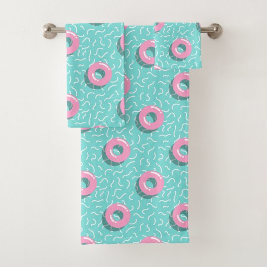 Memphis Polka Hoops バスタオルセット (インサイチュ)