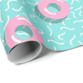 Memphis Polka Hoops ラッピングペーパー (ロールコーナー)