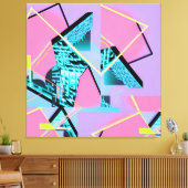 Memphis Pong Exchange キャンバスプリント (インサイチュ (リビング))