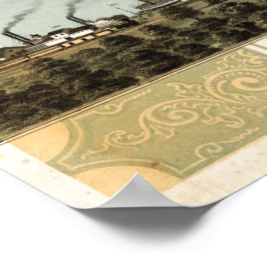 Memphis (Ruger) - 1870 BigMapBlog.com ポスター (角)