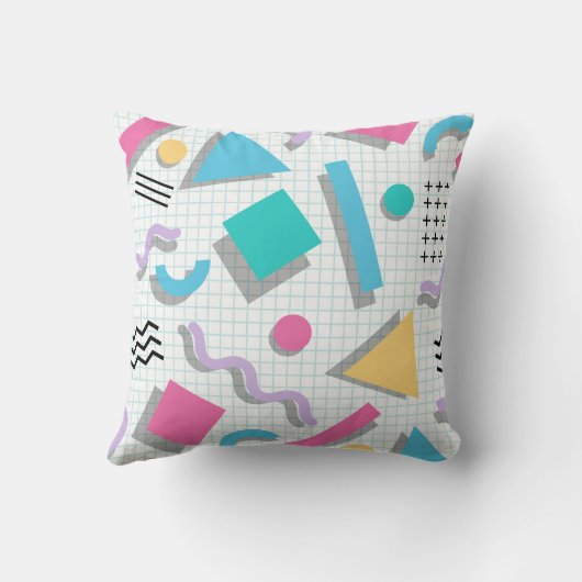 Memphis Shapes クッション (裏面)
