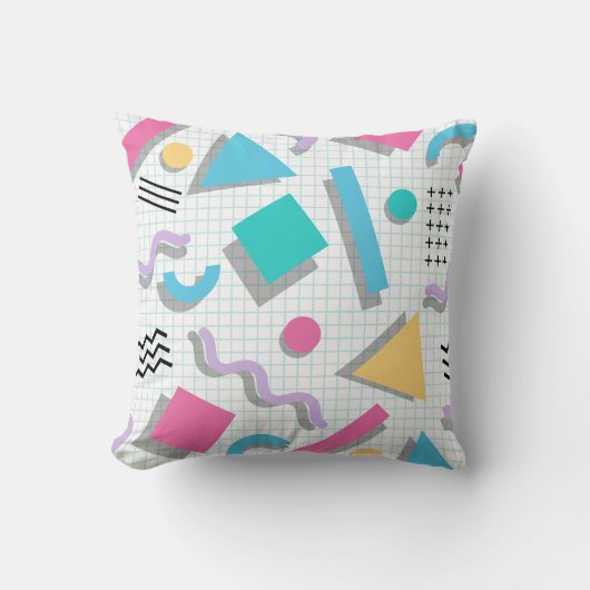 Memphis Shapes クッション (正面)