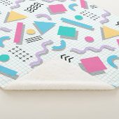 Memphis Shapes シェルパブランケット (3/4)