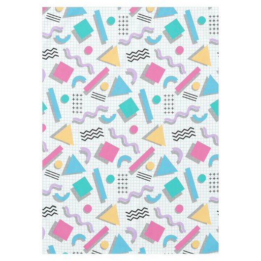 Memphis Shapes テーブルクロス (正面)