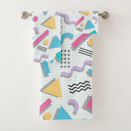 Memphis Shapes バスタオルセット