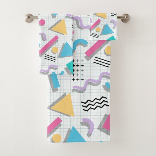 Memphis Shapes バスタオルセット (インサイチュ)