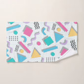 Memphis Shapes バスタオルセット (ハンドタオル)