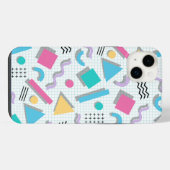 Memphis Shapes iPhoneケース (裏面横)