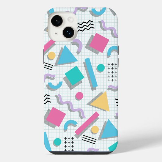 Memphis Shapes iPhoneケース (裏面)
