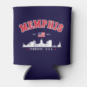 Memphis Skyline city – Est. 1819  缶クーラー (正面)