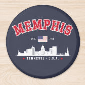Memphis Skyline – Est. 1819 Southern Pride" マグネット
