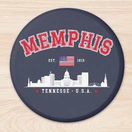 Memphis Skyline – Est. 1819 Southern Pride" マグネット