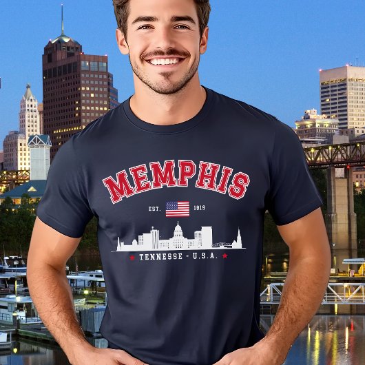 Memphis Skyline Tee – Est. 1819 Southern Pride" Tシャツ