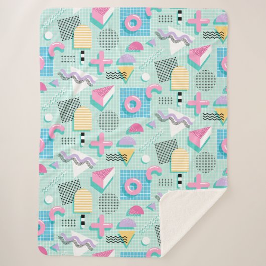 Memphis Sweet Candies シェルパブランケット (正面)