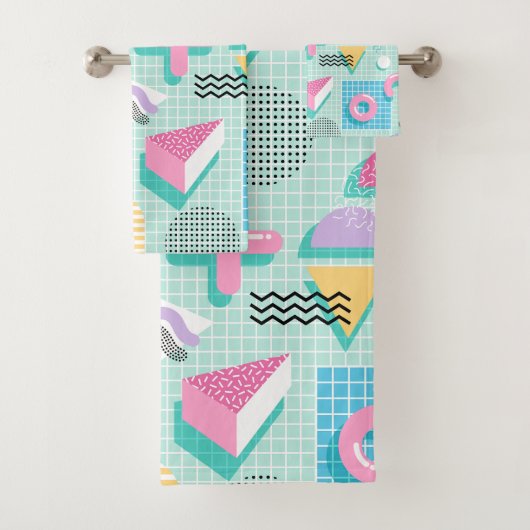 Memphis Sweet Candies バスタオルセット (インサイチュ)