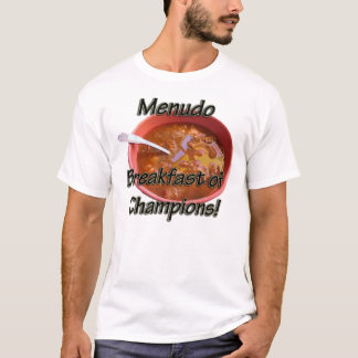 MenのTシャツ-チャンピオンのMenudoの朝食! Tシャツ