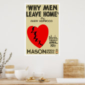 Men 離れ Home 1938 WPAの理由 ポスター (キッチン)