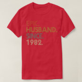 Men 40th 結婚 Anniversary Shirts, Epic Han Tシャツ (デザイン正面)