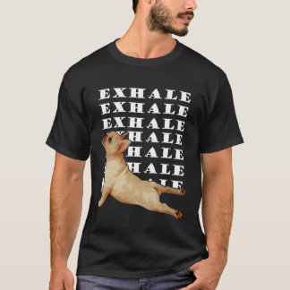 Men And Women French Bulldog Yoga Statue  Joga Tシャツ