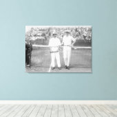 Men at Tennis Tournament at Washington DC キャンバスプリント (インサイチュ (ウッドフロア))