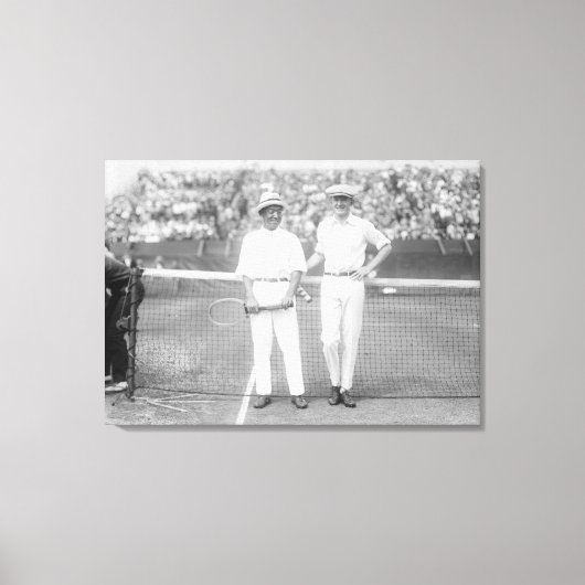 Men at Tennis Tournament at Washington DC キャンバスプリント (正面)