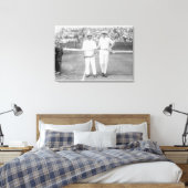 Men at Tennis Tournament at Washington DC キャンバスプリント (インサイチュ (寝室))