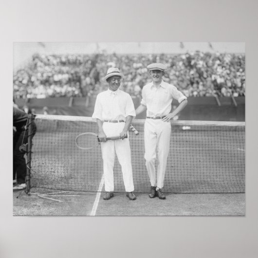 Men at Tennis Tournament at Washington DC ポスター (正面)