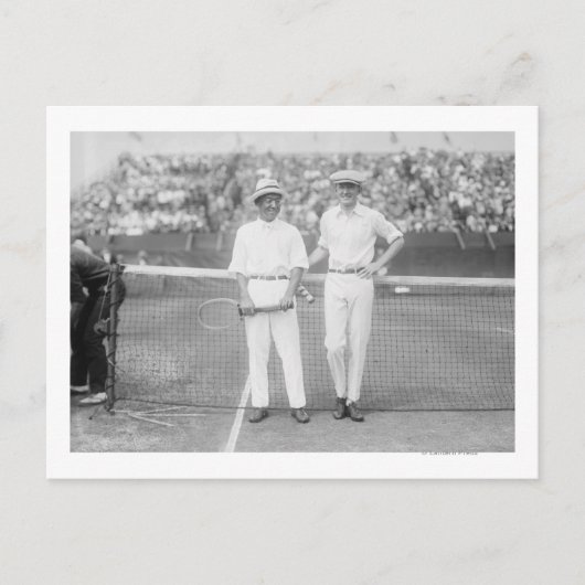 Men at Tennis Tournament at Washington DC ポストカード (正面)