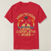 Men Boy Graduation High School Level Complete Gift Tシャツ (デザイン正面)